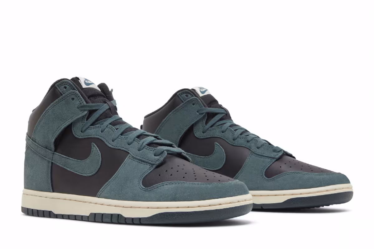 Nike Dunk High Premium Faded Spruce, view 9