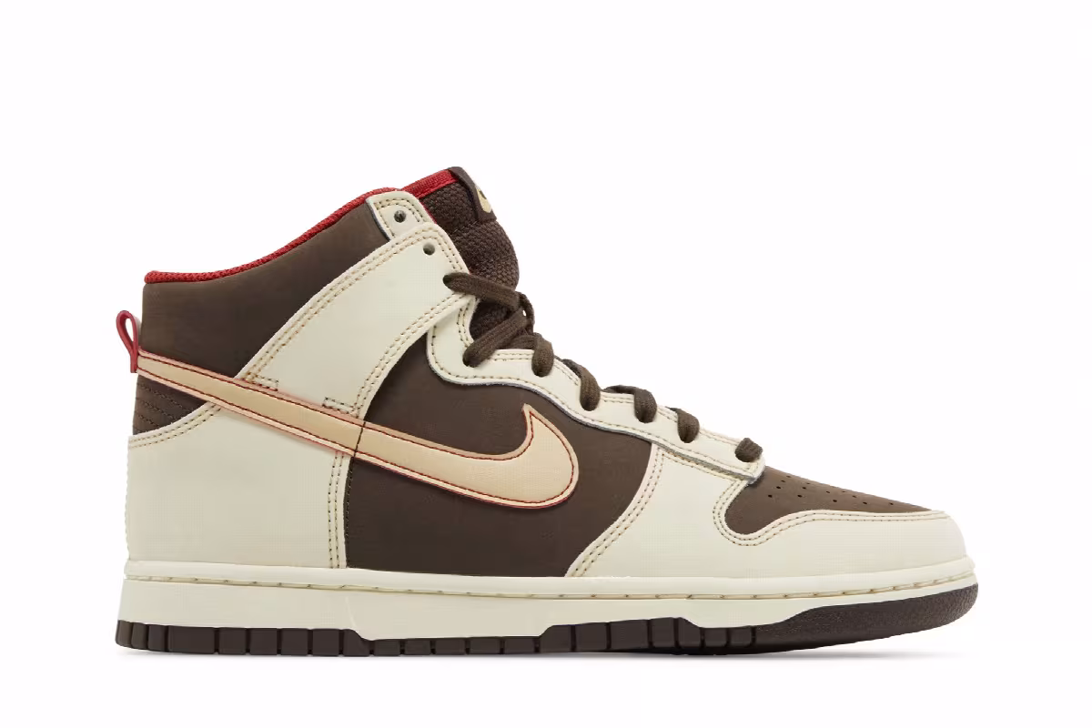Nike Dunk High SE Baroque Brown, view 2