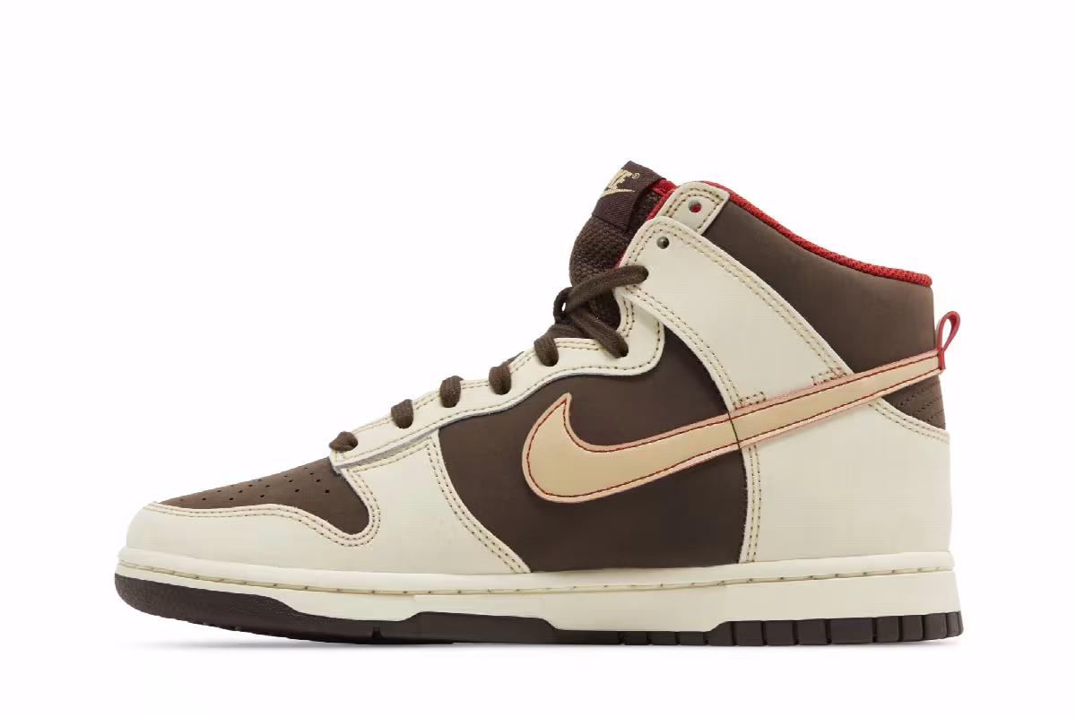 Nike Dunk High SE Baroque Brown, view 4