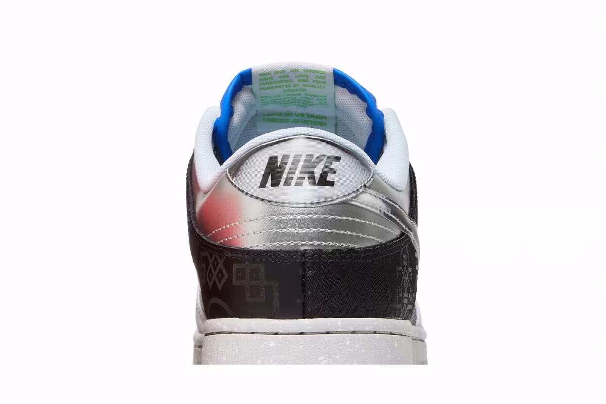 CLOT x Nike Dunk Low SP What The, view 8