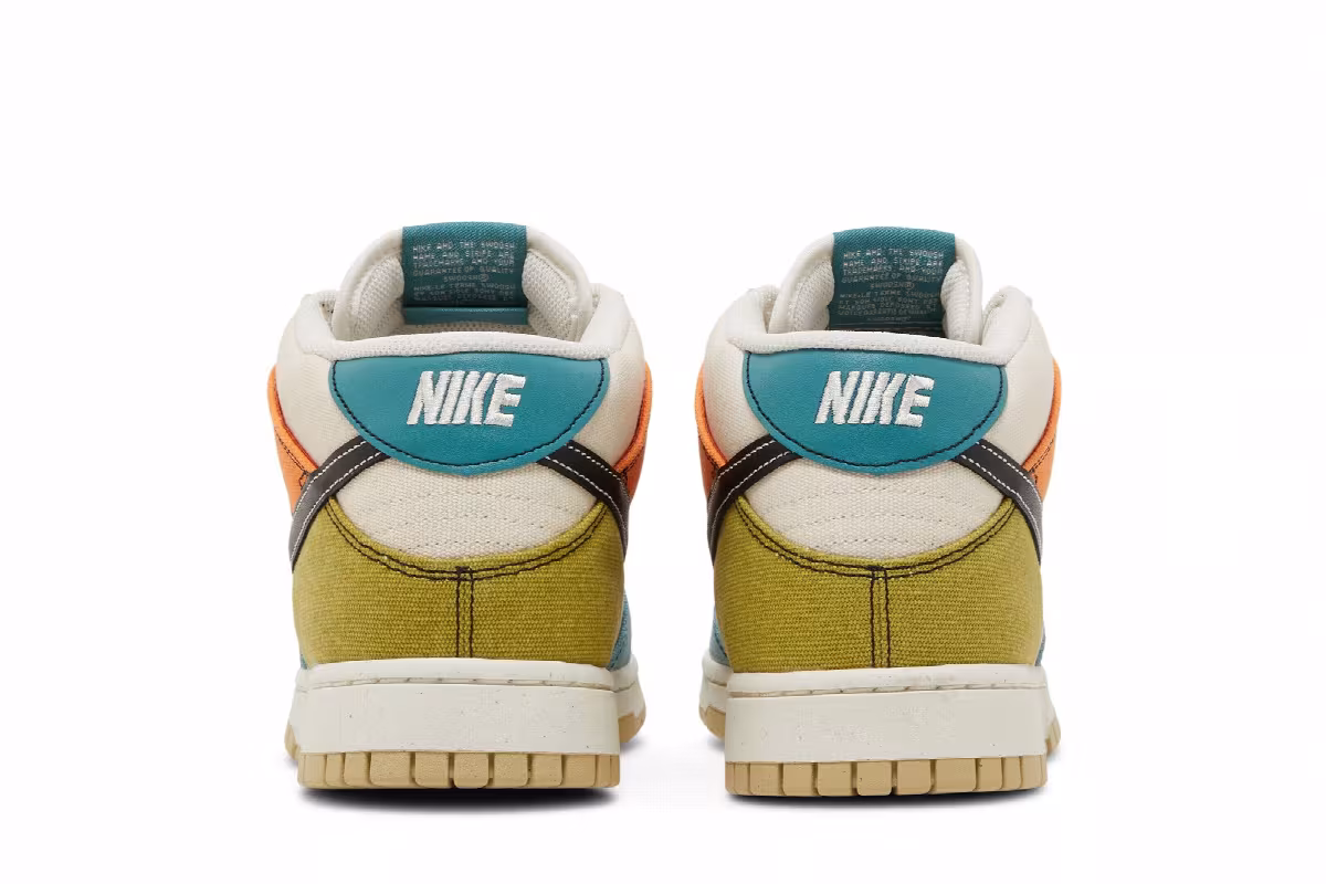 Nike Dunk Mid Pale Ivory Multi-Color, view 7