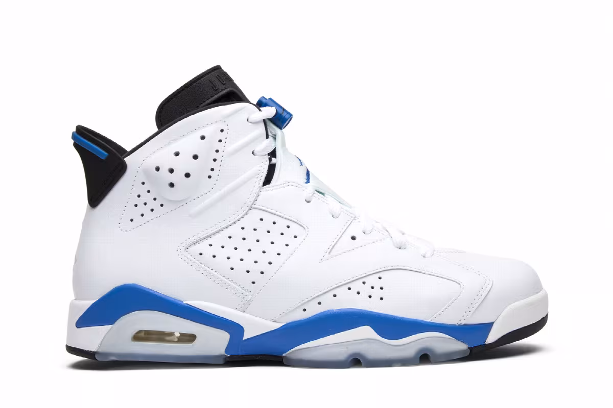 Air Jordan 6 Sport Blue 2014, view 2