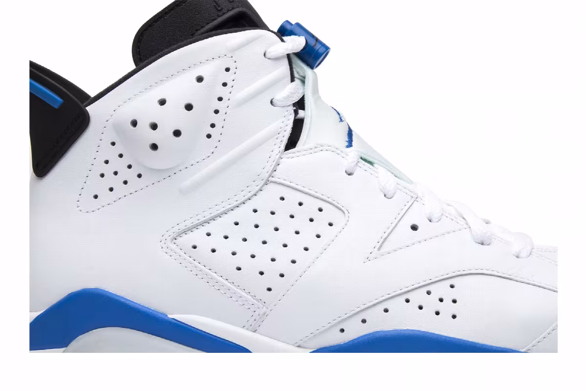 Air Jordan 6 Sport Blue 2014, view 3