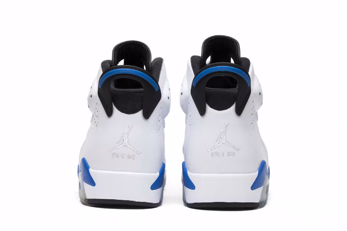 Air Jordan 6 Sport Blue 2014, view 7