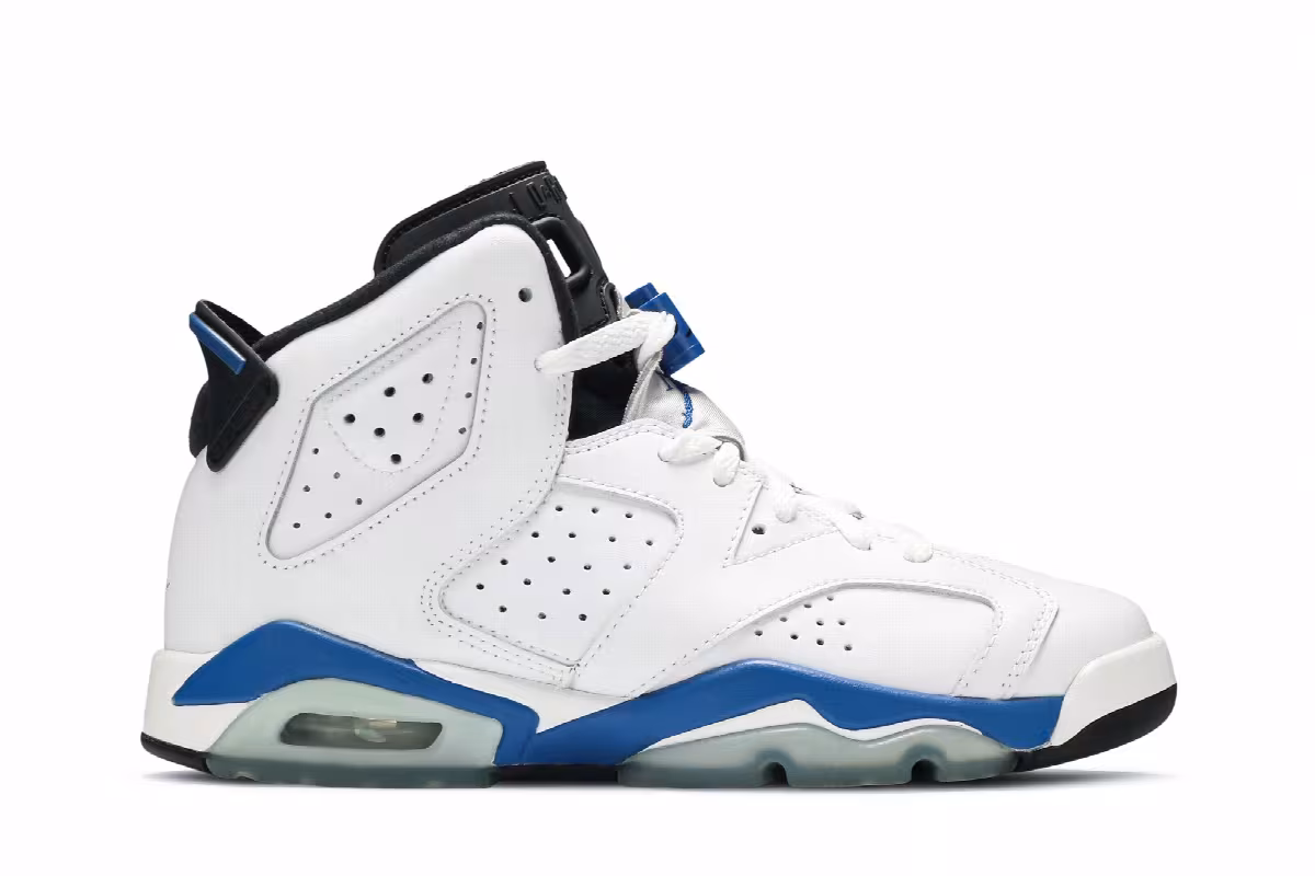 Air Jordan 6 BG Sport Blue, view 2