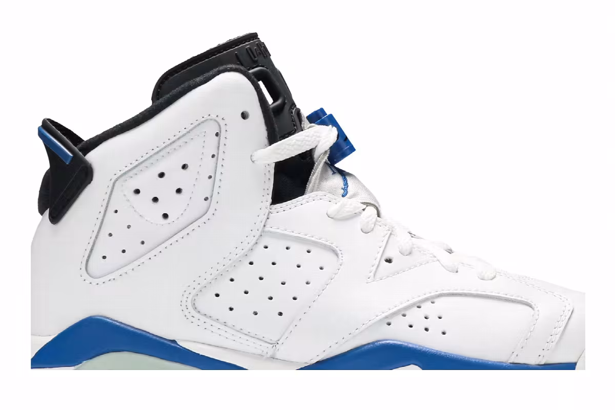 Air Jordan 6 BG Sport Blue, view 3