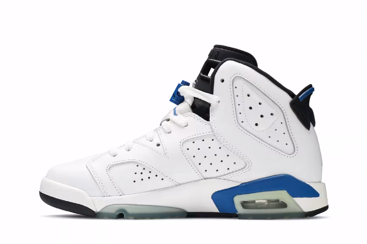 Air Jordan 6 BG Sport Blue, view 4