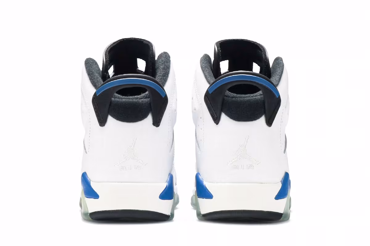 Air Jordan 6 BG Sport Blue, view 7