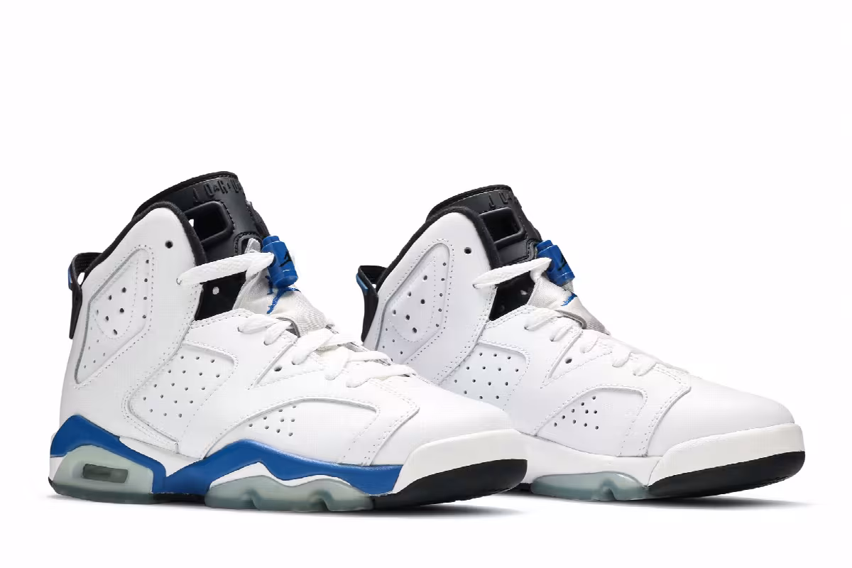 Air Jordan 6 BG Sport Blue, view 9