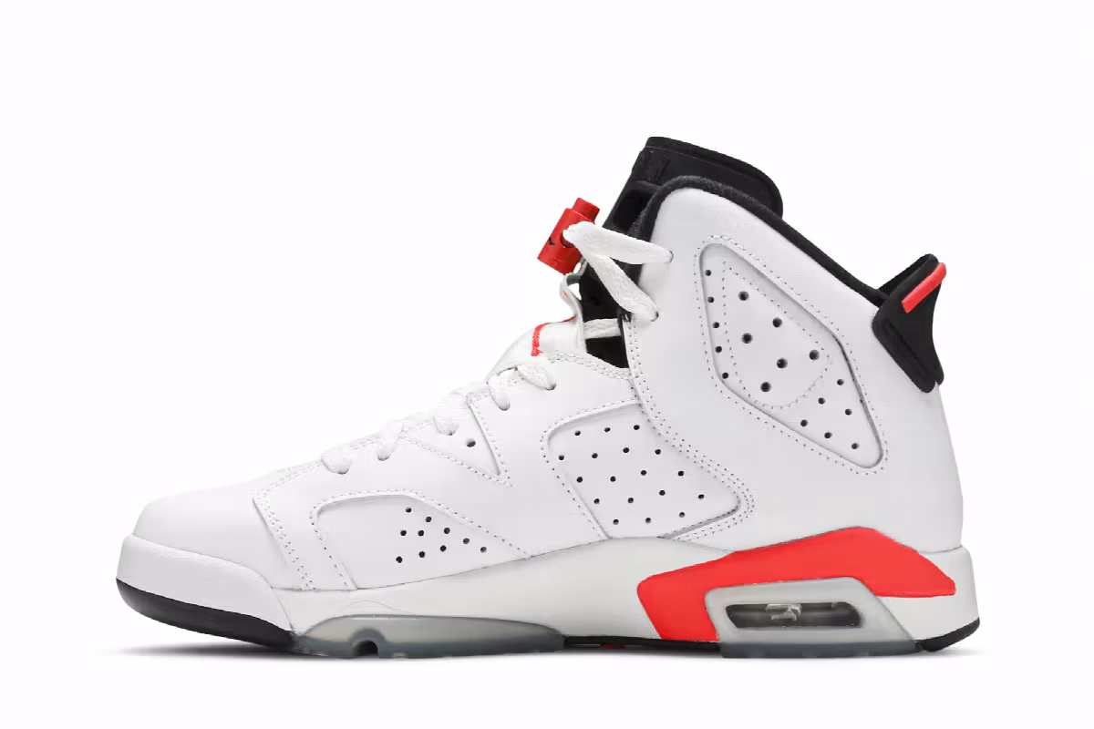 Air Jordan 6 BG White Infrared 2014, view 4