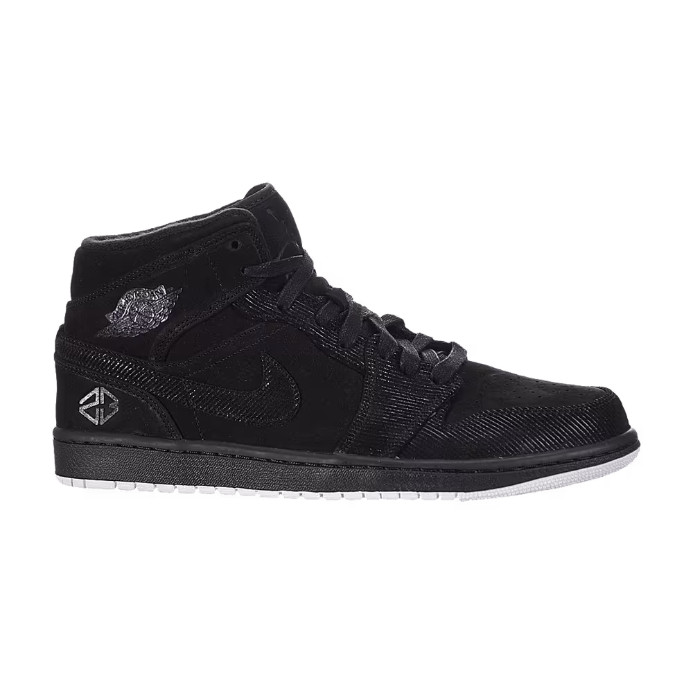 Air Jordan 1 Mid Suit and Sneakers