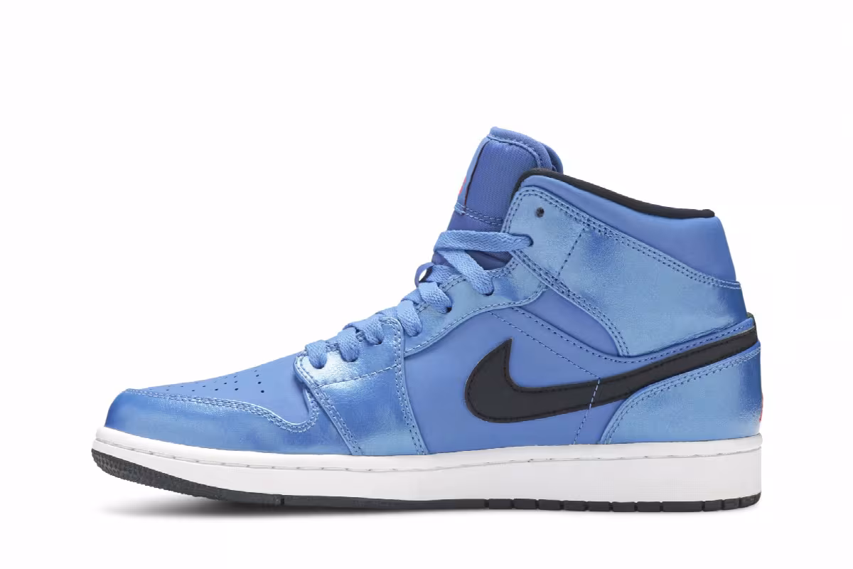Air Jordan 1 Mid Sport Blue, view 4