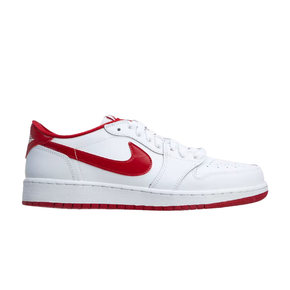 Air Jordan 1 Low BG White Varsity Red