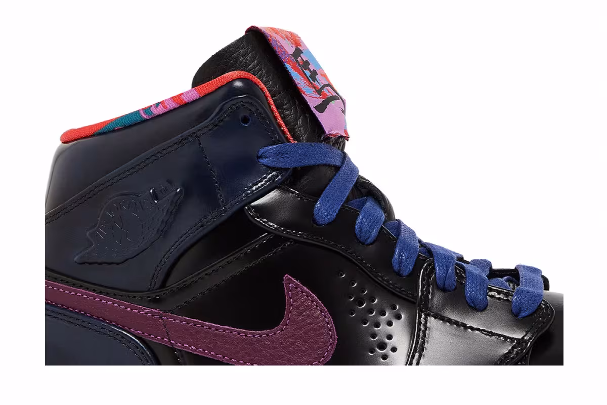 Air Jordan 1 Mid Nouveau YOTH Deep Royal, view 3