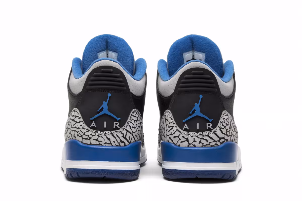 Air Jordan 3 sport blue, view 7