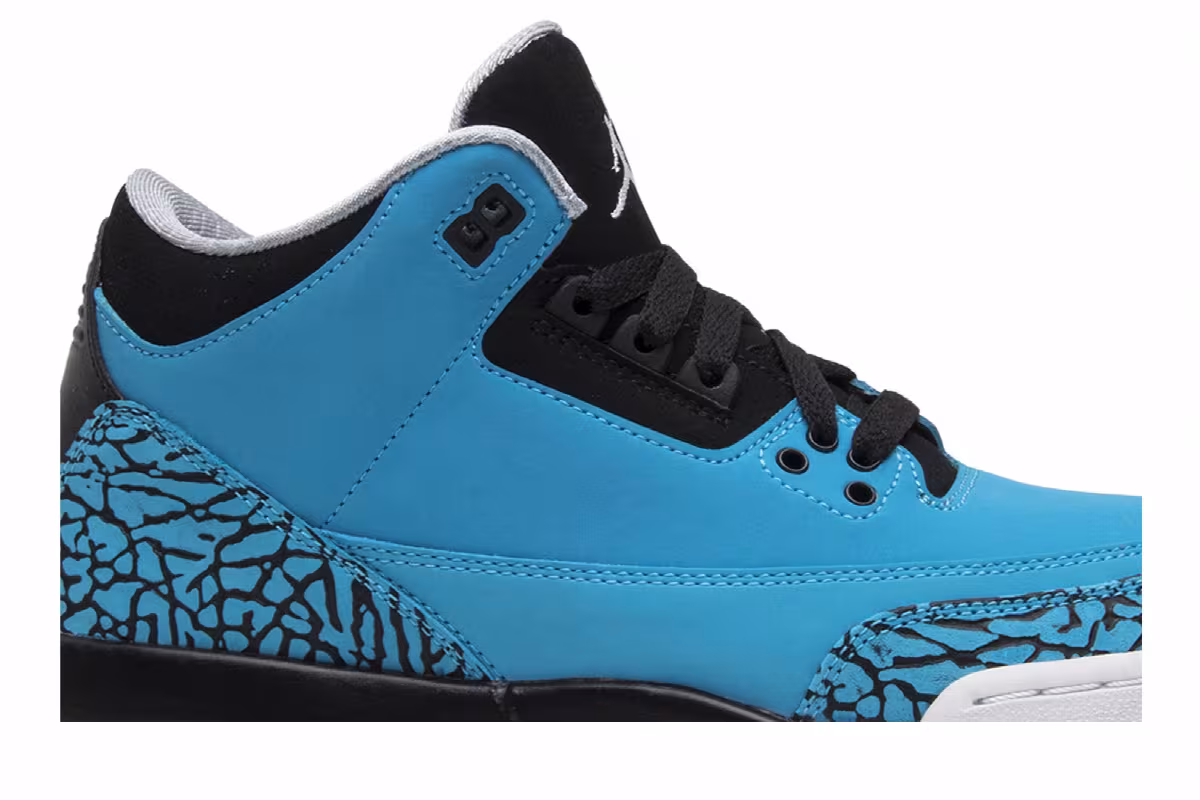 Air Jordan 3 BG Powder Blue, view 3