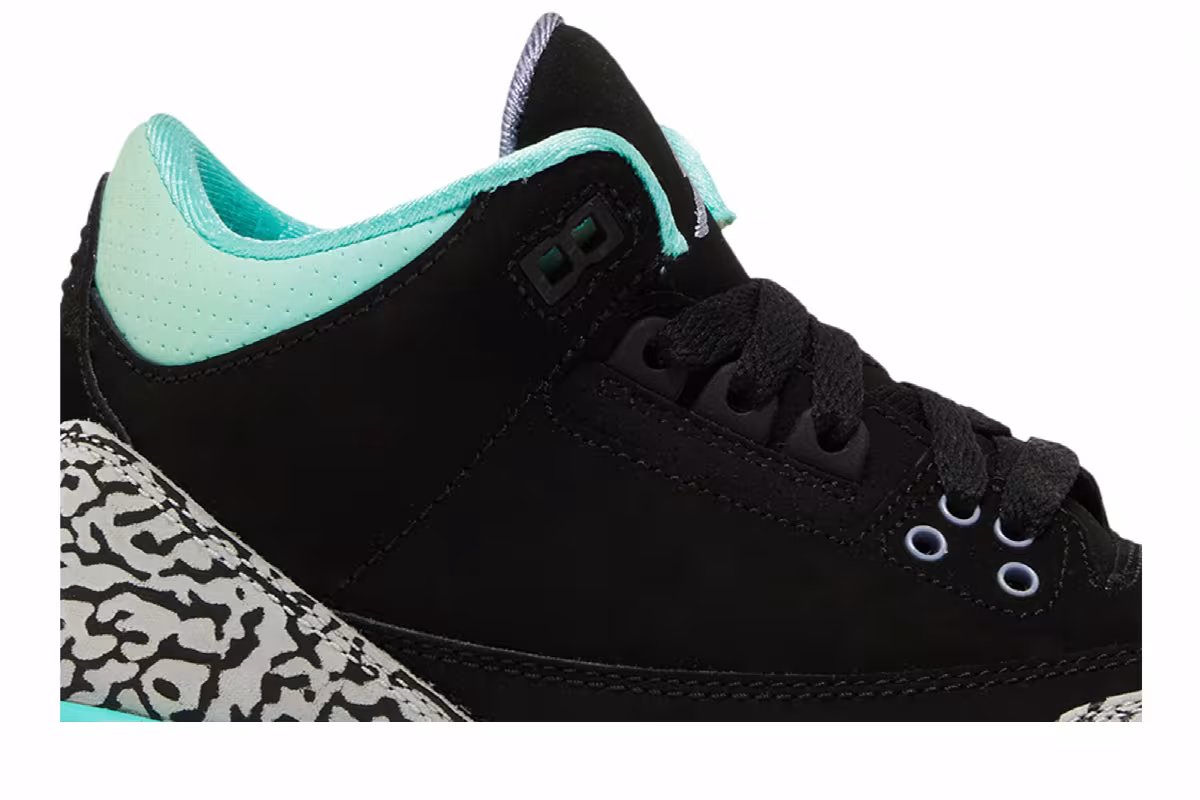 Air Jordan 3 GG Black Mint, view 3
