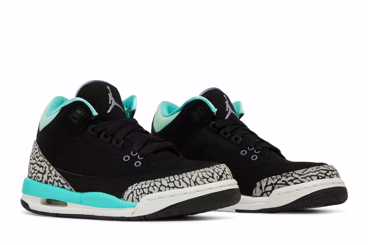 Air Jordan 3 GG Black Mint, view 9