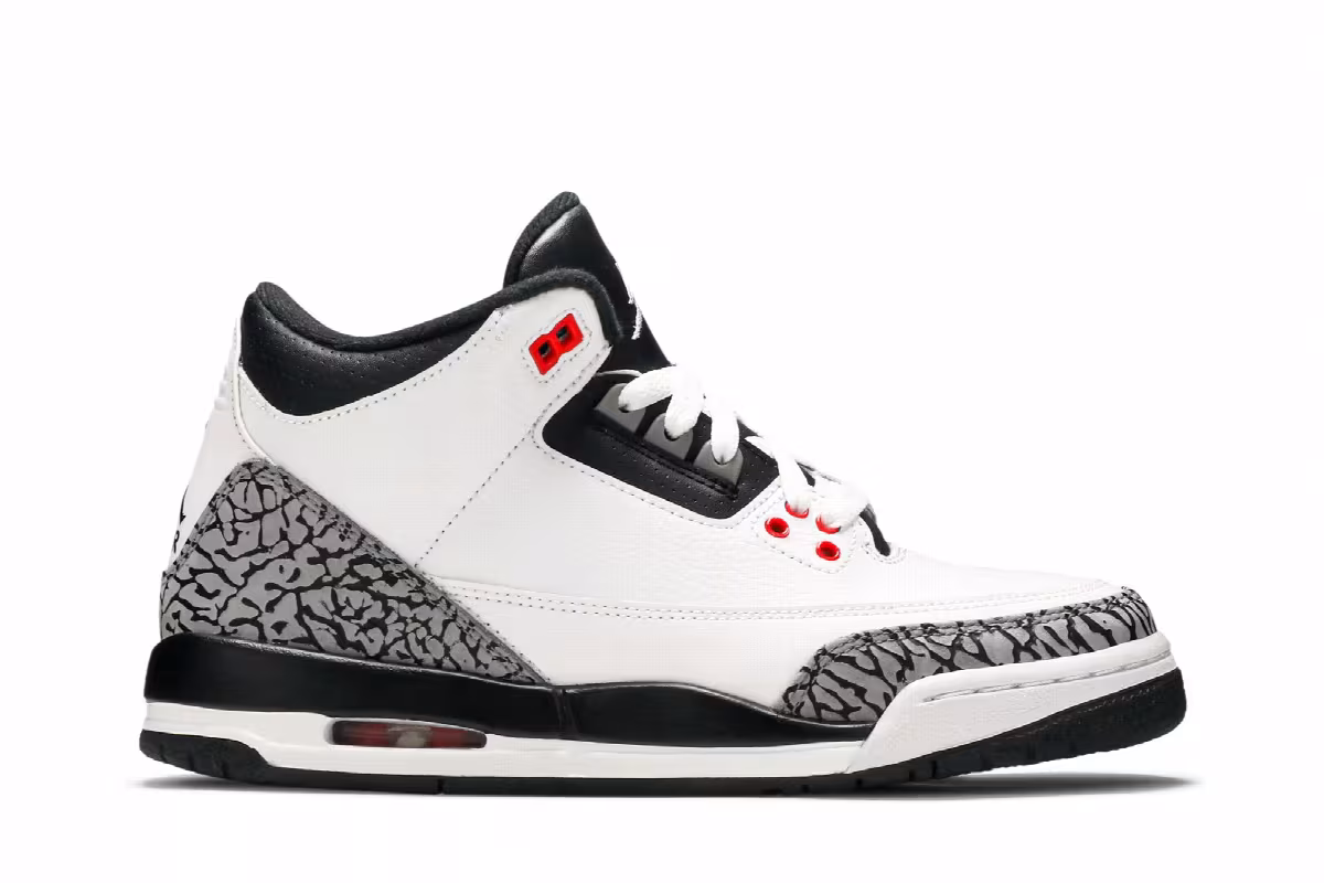Air Jordan 3 BG infrared 23, view 2