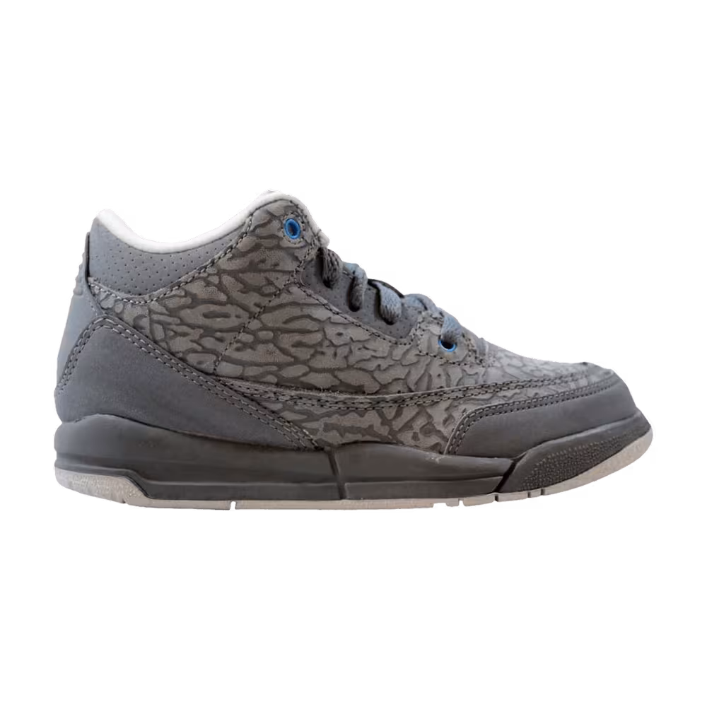 Air Jordan 3 PS Cool Grey Blue Glow