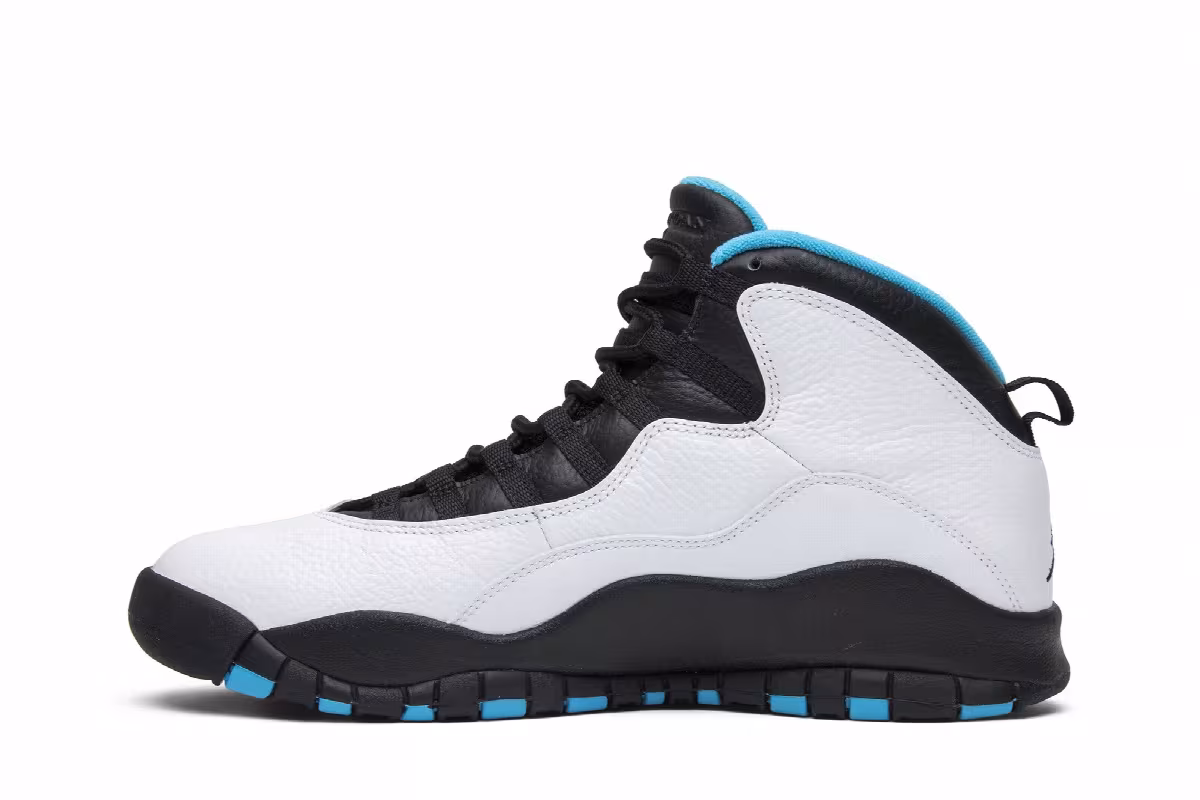 Air Jordan 10 Powder Blue 2014, view 4