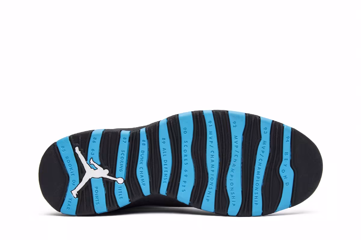 Air Jordan 10 Powder Blue 2014, view 5