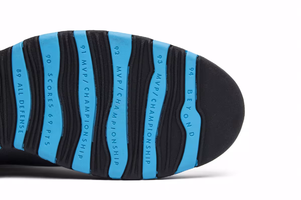 Air Jordan 10 Powder Blue 2014, view 6
