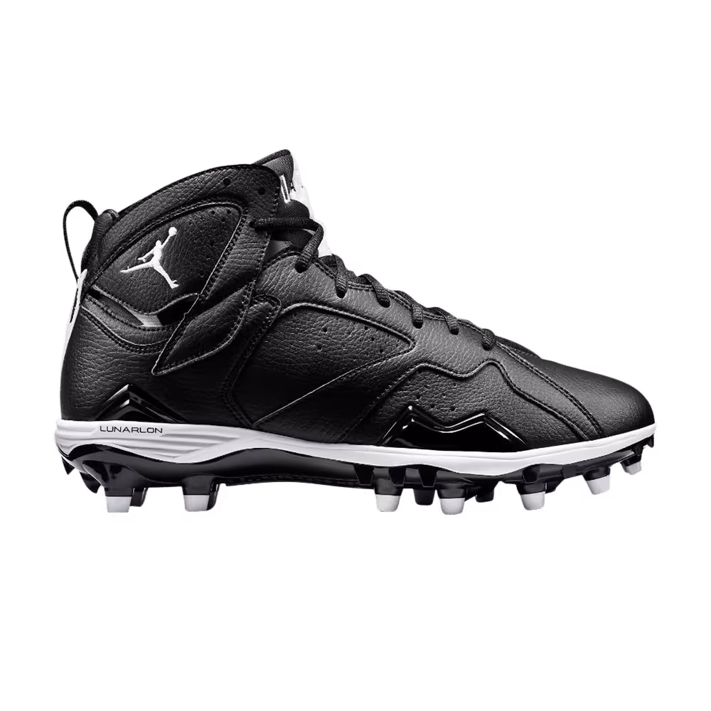 Air Jordan 7 TD Cleat Black White