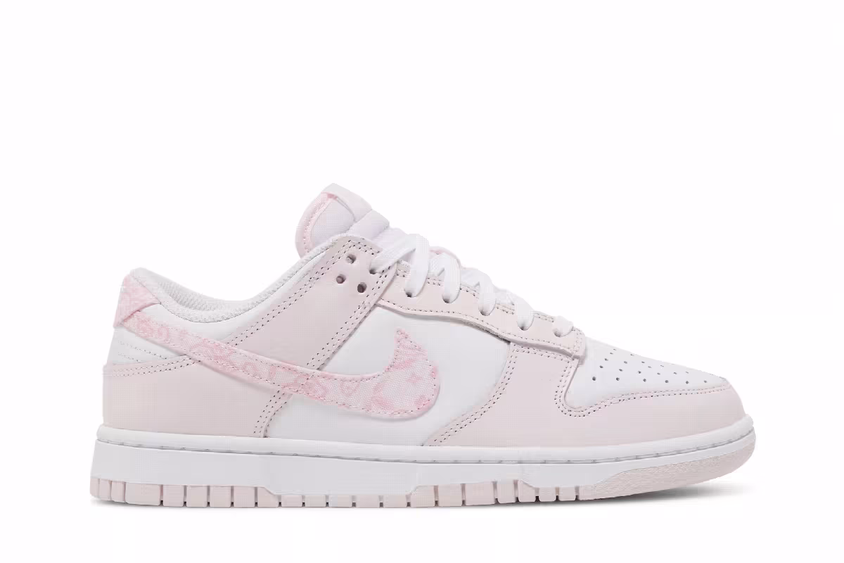 Nike Women's Dunk Low Pink Paisley, view 2