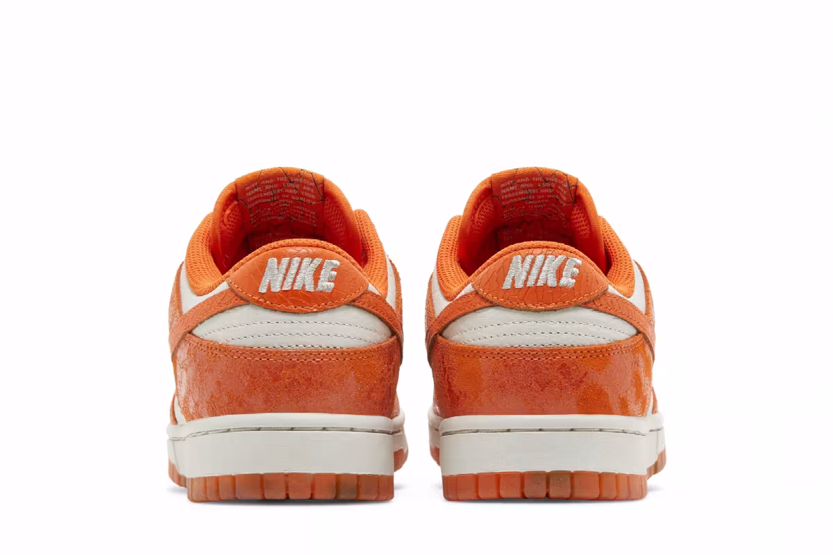 Nike Women's Dunk Low Cracked Orange, view 7