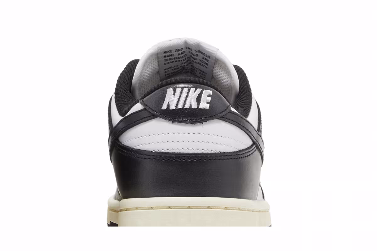 Nike Women's Dunk Low Vintage Panda, view 8
