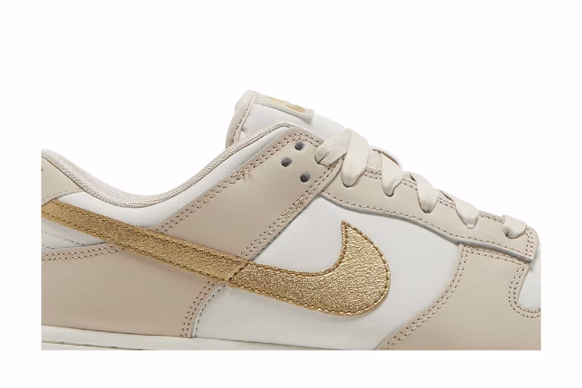 Nike Women's Dunk Low Gold Swoosh, view 3