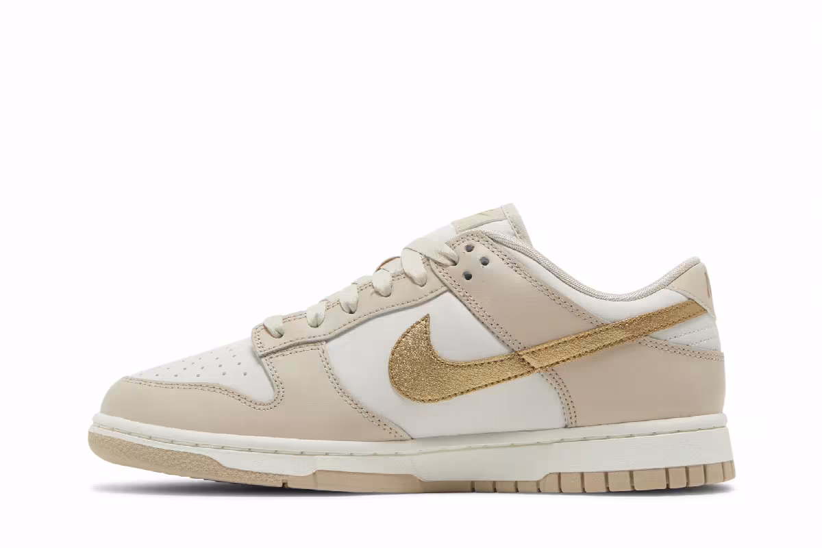 Nike Women's Dunk Low Gold Swoosh, view 4