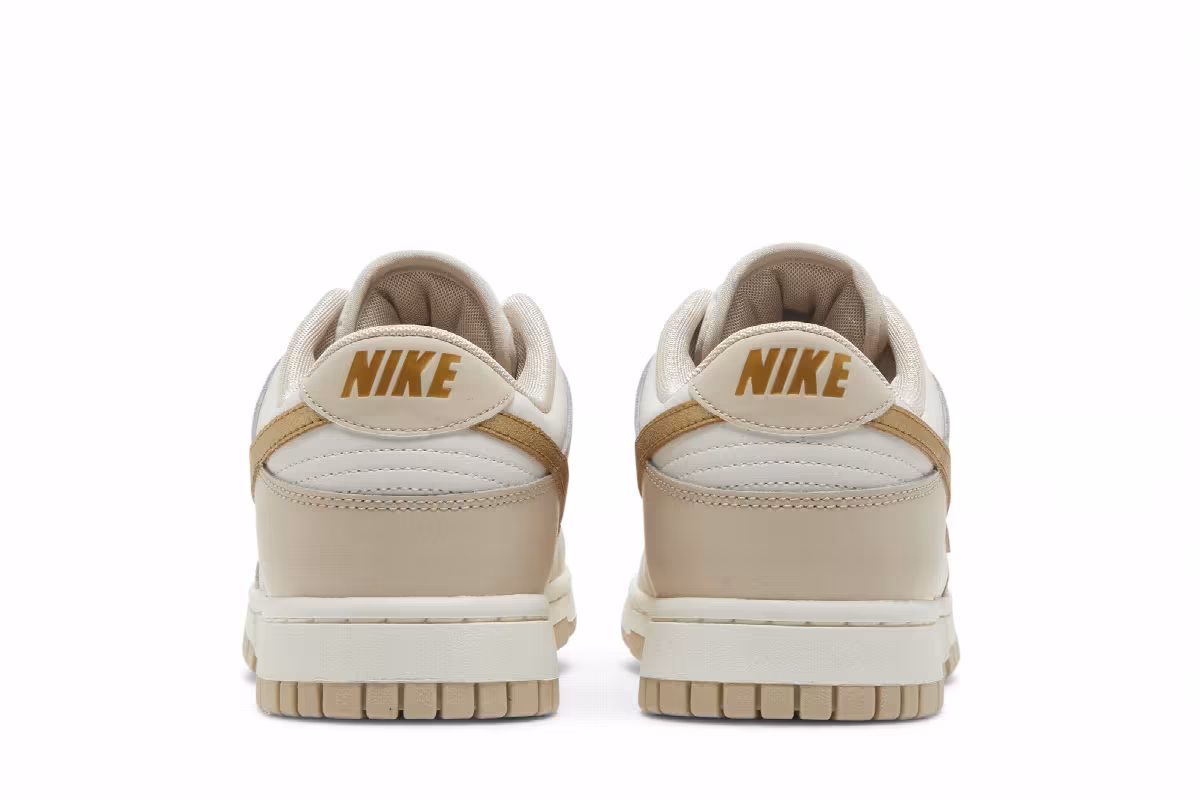 Nike Women's Dunk Low Gold Swoosh, view 7