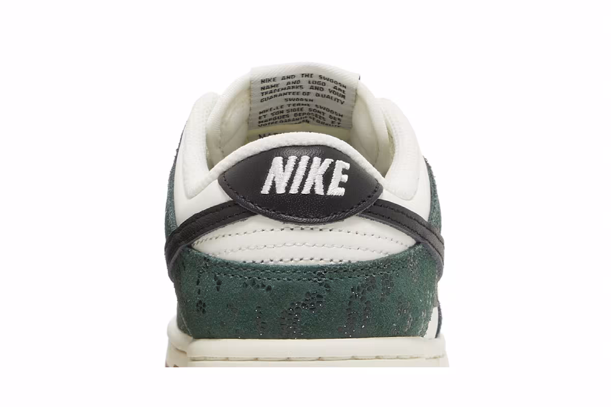 Nike Women's Dunk Low Green Snake, view 8
