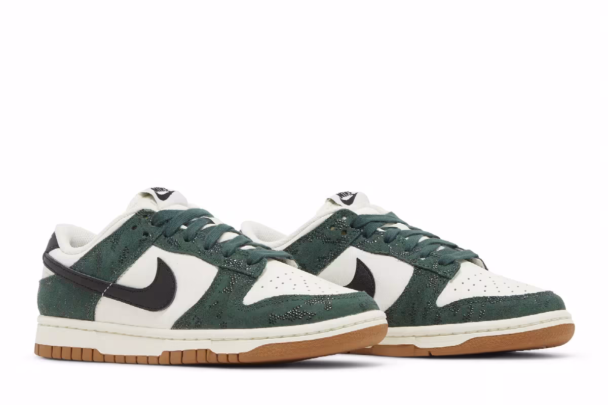 Nike Women's Dunk Low Green Snake, view 9
