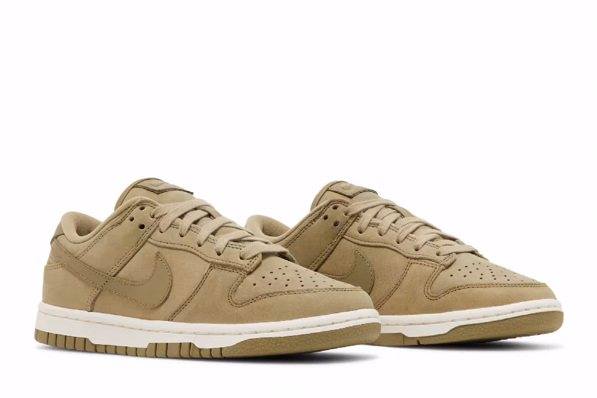 Nike Women's Dunk Low Premium Neutral Olive, view 9