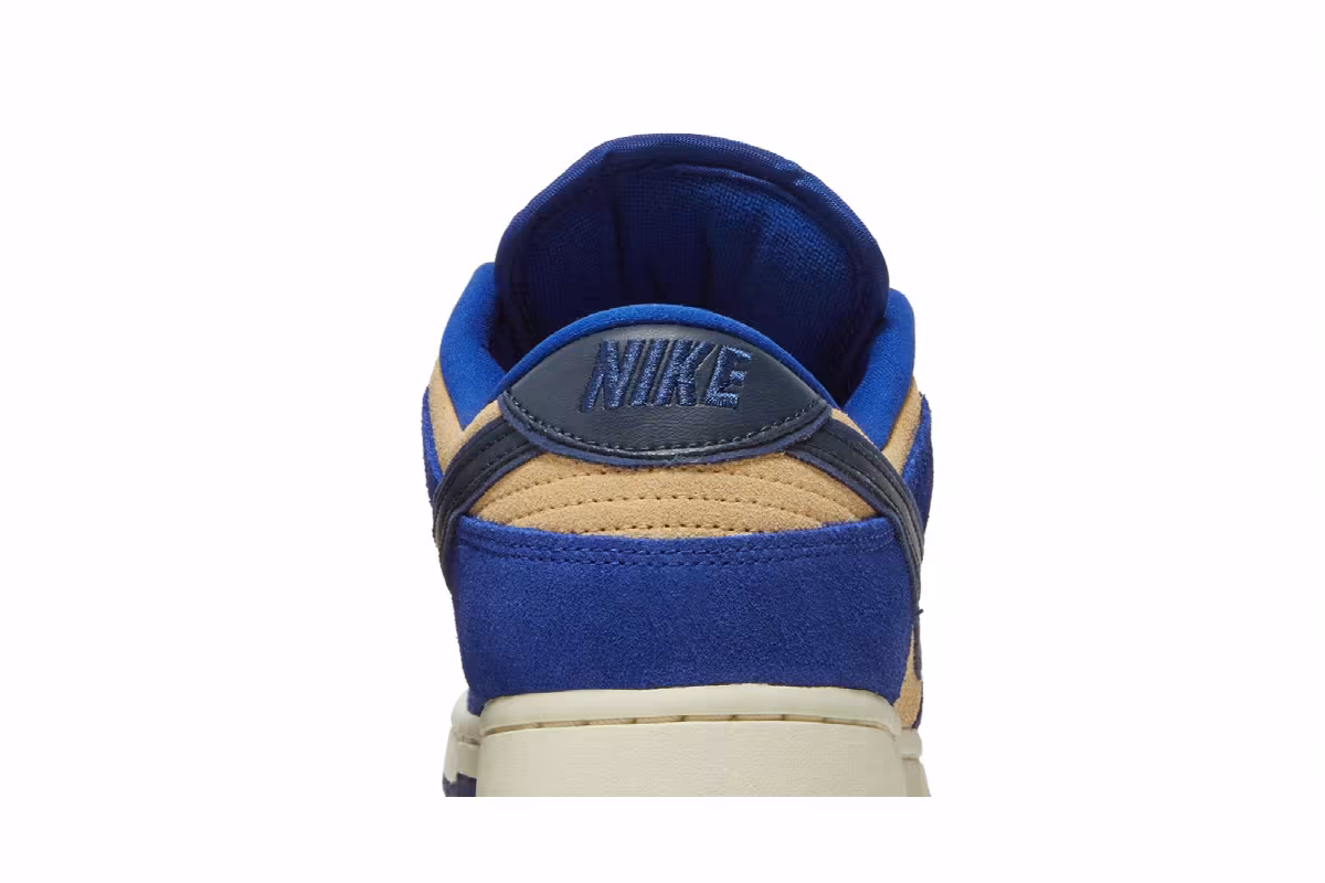 Nike Women's Dunk Low LX Blue Suede, view 8