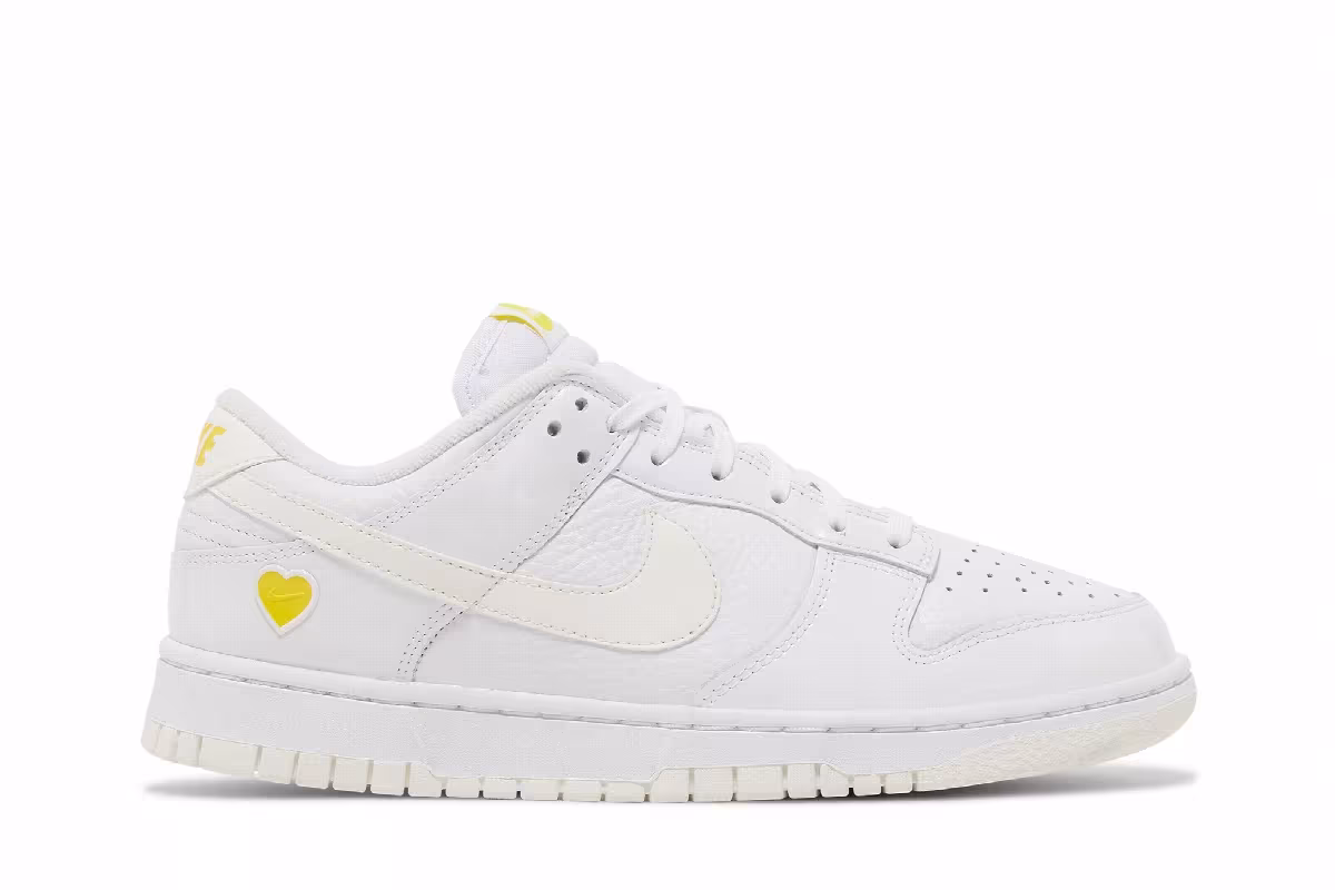 Nike Women's Dunk Low Valentine's Day - Yellow Heart, view 2