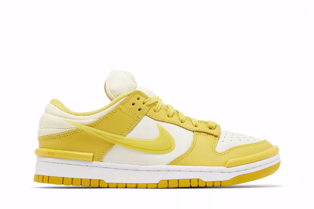 Nike Women's Dunk Low Twist Vivid Sulfur, view 2