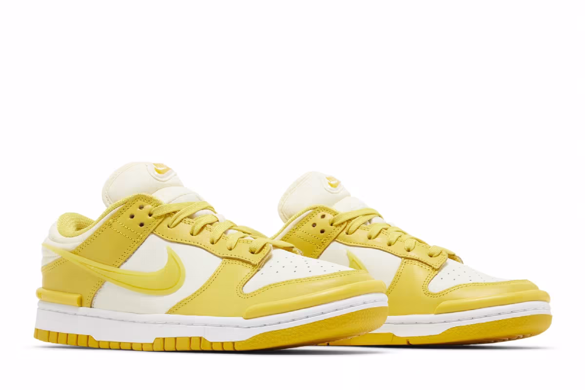 Nike Women's Dunk Low Twist Vivid Sulfur, view 9