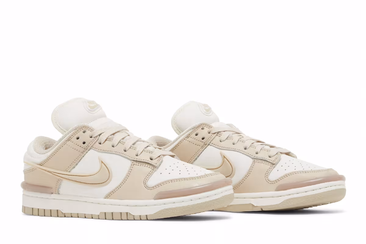 Nike Women's Dunk Low Twist Sanddrift, view 9
