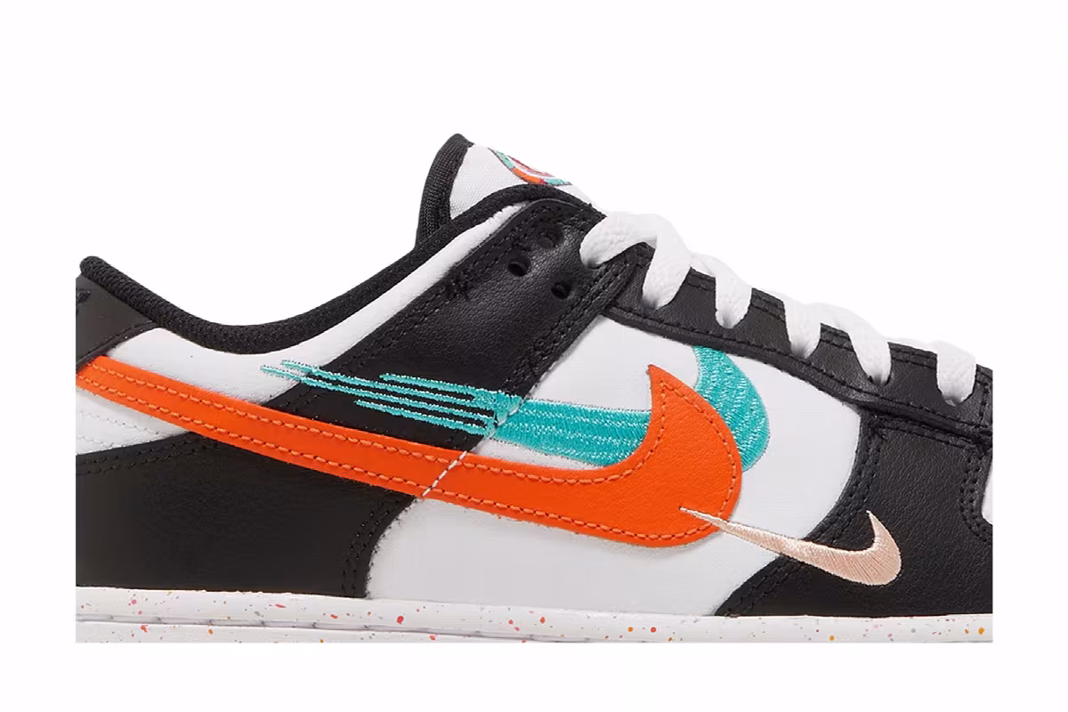 Nike Women's Dunk Low Multi-Swoosh, view 3