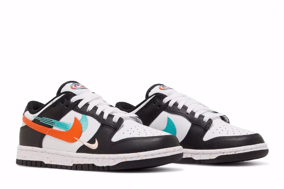 Nike Women's Dunk Low Multi-Swoosh, view 9