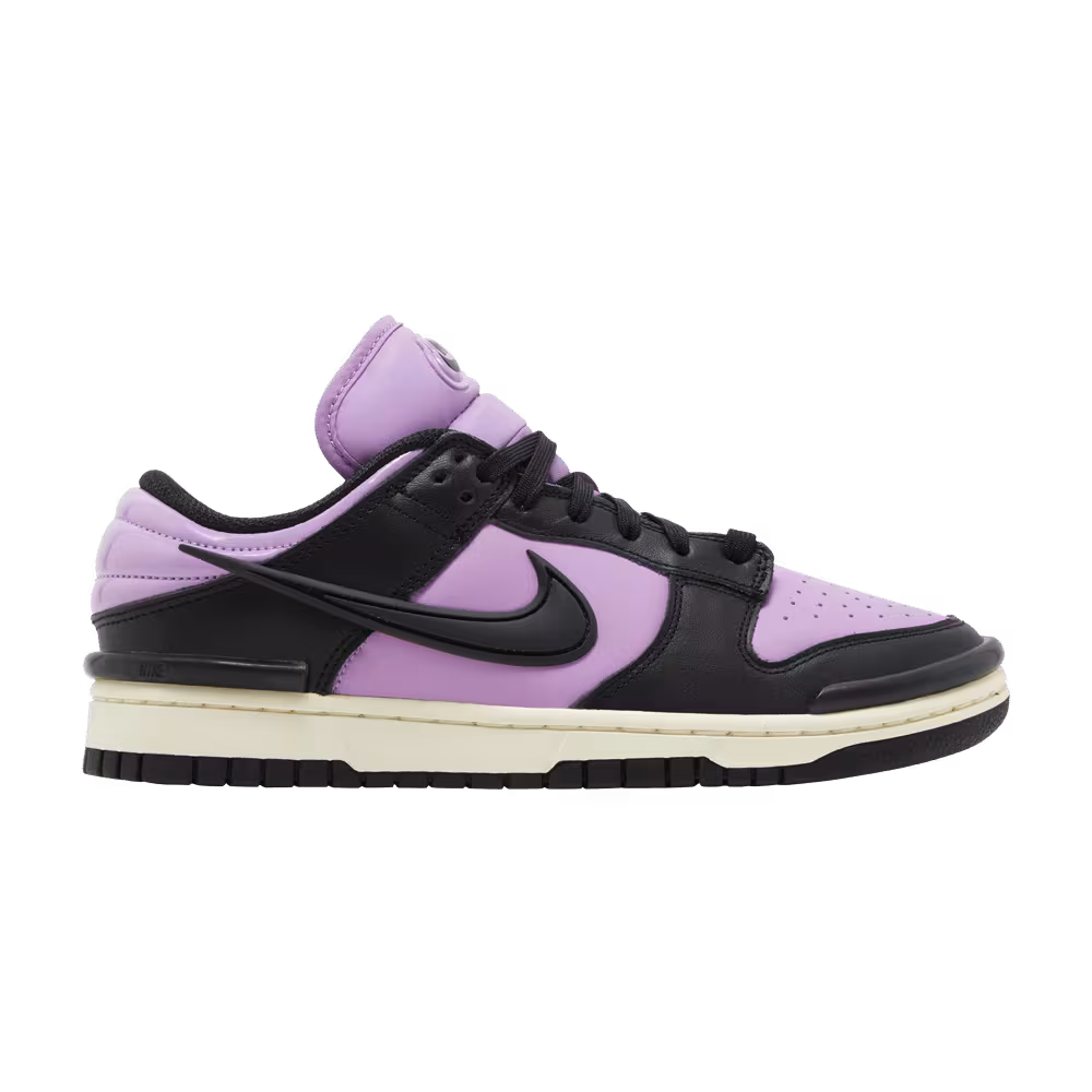 Nike Women's Dunk Low Twist Black Rush Fuchsia