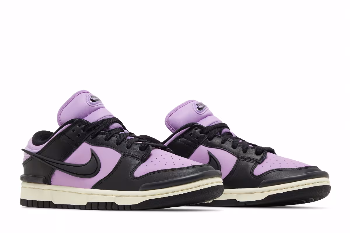 Nike Women's Dunk Low Twist Black Rush Fuchsia, view 9