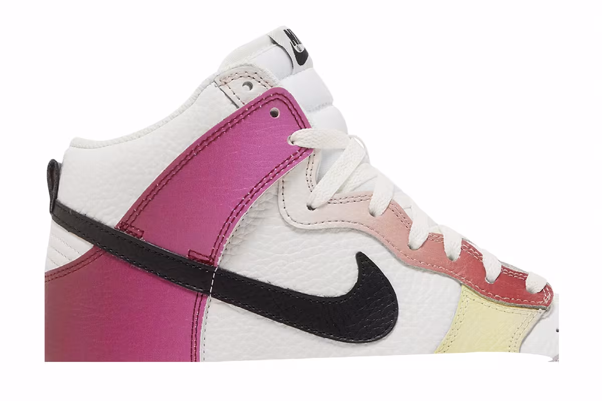 Nike Women's Dunk High Multi-Color Gradient, view 3
