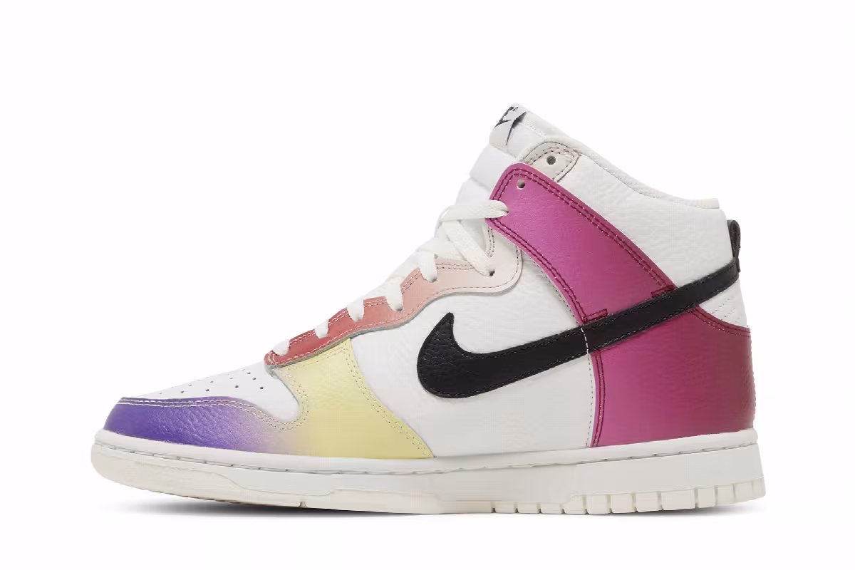 Nike Women's Dunk High Multi-Color Gradient, view 4