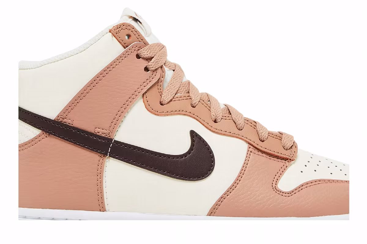 Nike Women's Dunk High Dusted Clay, view 3