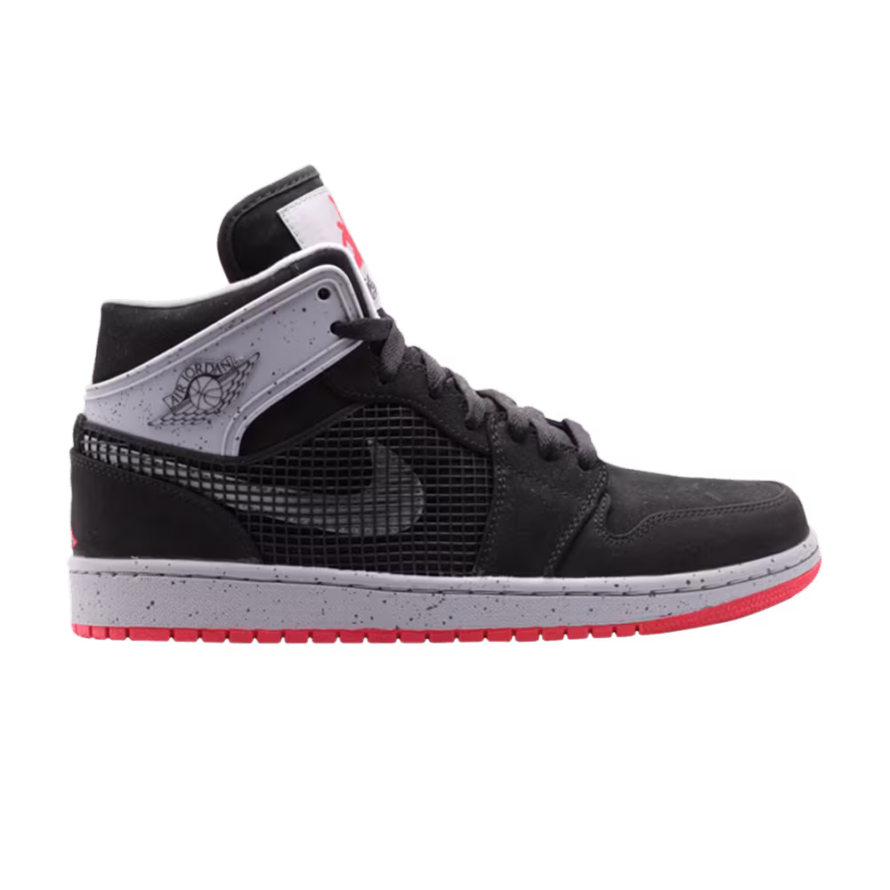 Air Jordan 1 89 Black Fire Red Cement